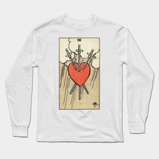 THREE OF SWORDS Long Sleeve T-Shirt